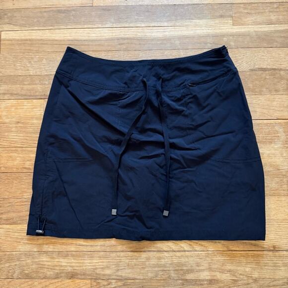 GreenTea black drawstring golf tennis skort size large L 
 b28 - Picture 1 of 5